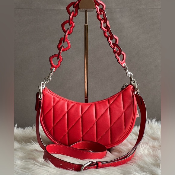 CP223 - Coach Mira Shoulder Bag with Pillow Quilting and Heart Strap - Picture 6 of 14